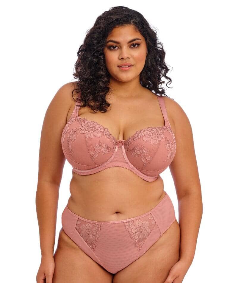 Elomi Teagan High Leg Brief - Ash Rose - Image 5