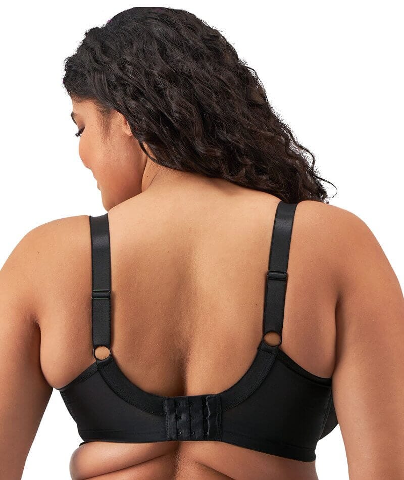 Elomi Teagan Underwire Plunge Bra - Black/Almond - Image 2
