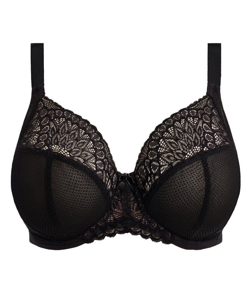 Elomi Tiernie Underwire Stretch Plunge Bra - Black - Image 10