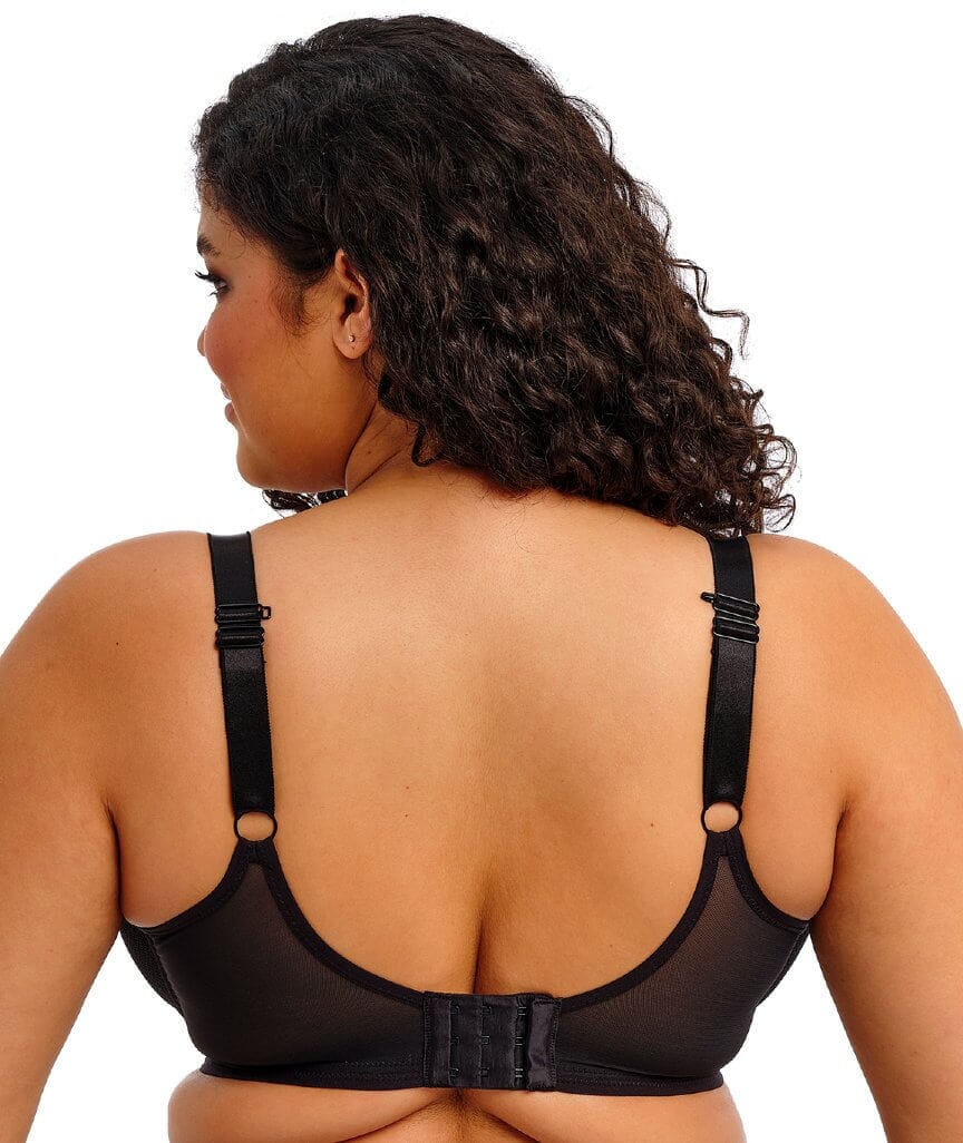 Elomi Tiernie Underwire Stretch Plunge Bra - Black - Image 4