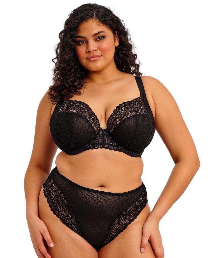 Elomi Tiernie Underwire Stretch Plunge Bra - Black - Image 5