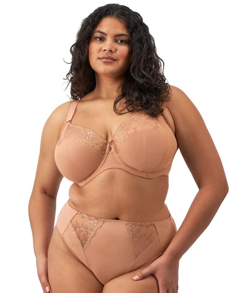 Elomi Zarla Underwire Bra - Cafe Au Lait - Image 4