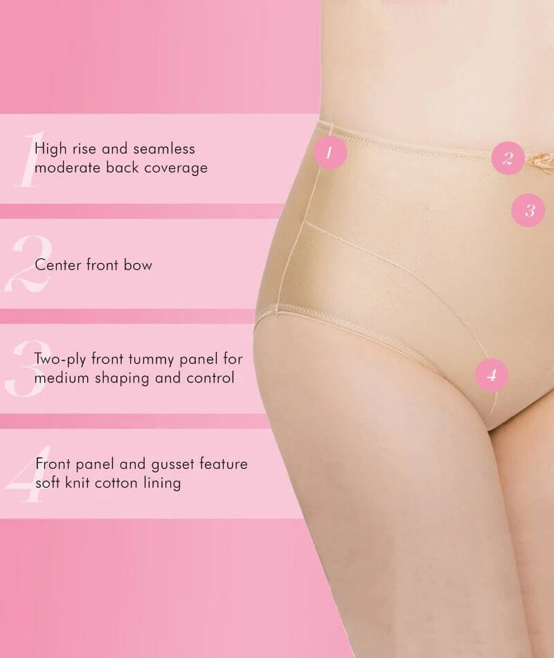 Exquisite Form Control Top Shaping Brief 2 Pack - Nude - Image 4