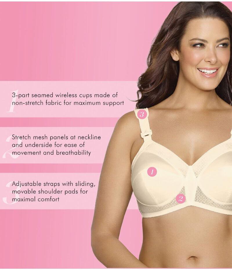 Exquisite Form Fully Wire-Free Original Support - Beige - Image 4