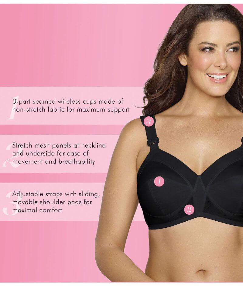 Exquisite Form Fully Wire-Free Original Support - Black - Image 6