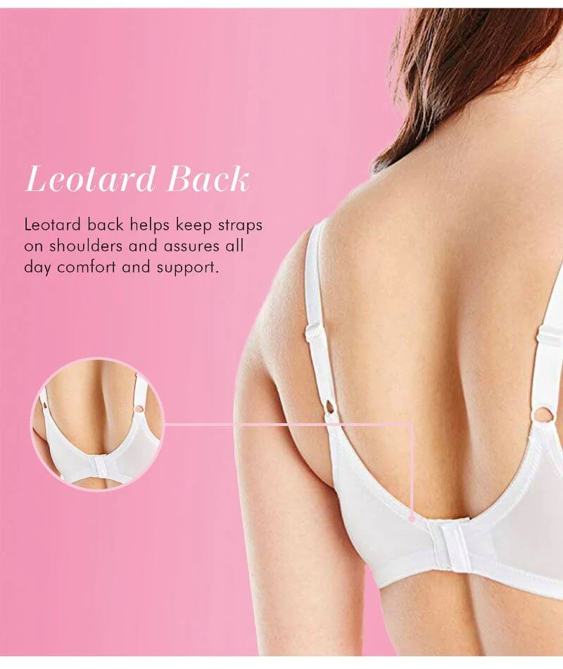 Exquisite Form Fully Minimiser Underwire Bra - White - Image 7
