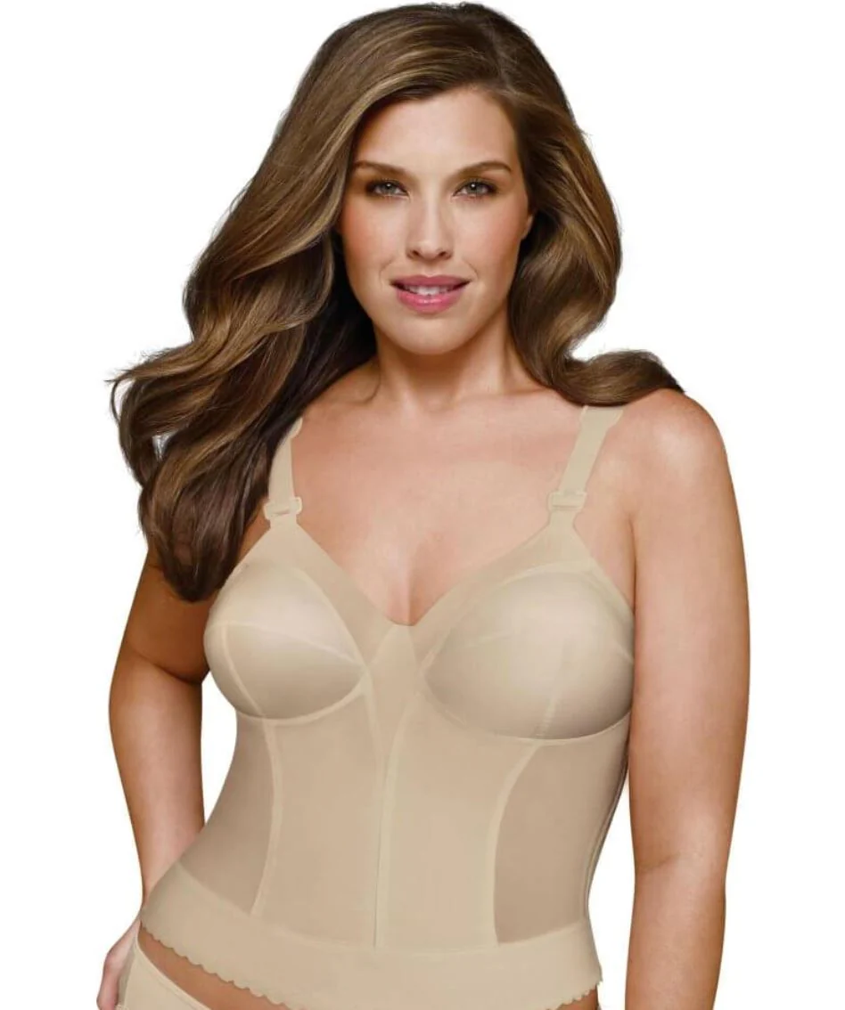 Exquisite Form Fully Back Close Longline Bra - White - Image 3
