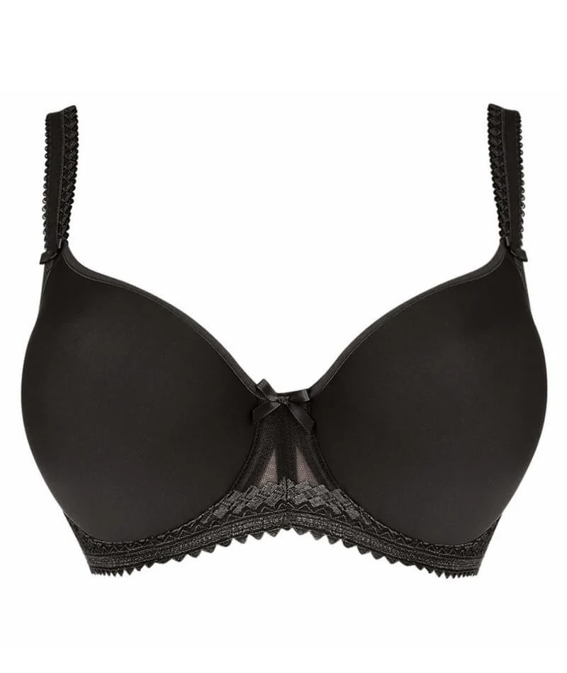 Fantasie Rebecca Moulded Spacer with Embroidery Underwired Bra - Black - Image 6