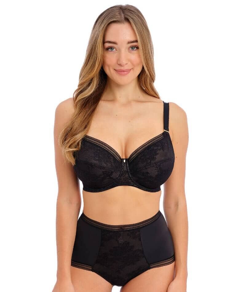 Fantasie Fusion Lace Underwire Full Cup Side Support Bra - Black - Image 5