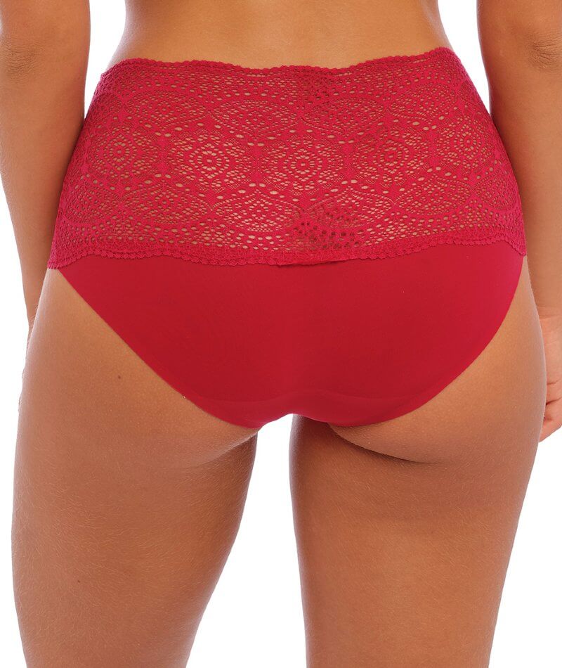 Fantasie Lace Ease Invisible Stretch Full Brief - Red - Image 2