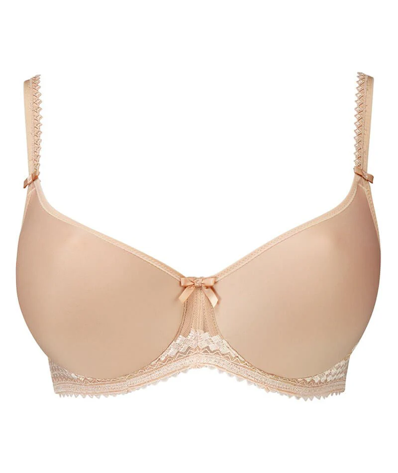 Fantasie Rebecca Moulded Spacer with Embroidery Underwired Bra - Nude - Image 6