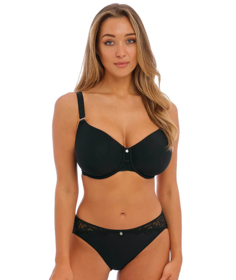 Fantasie Reflect Underwired Moulded Spacer Bra - Black - Image 5