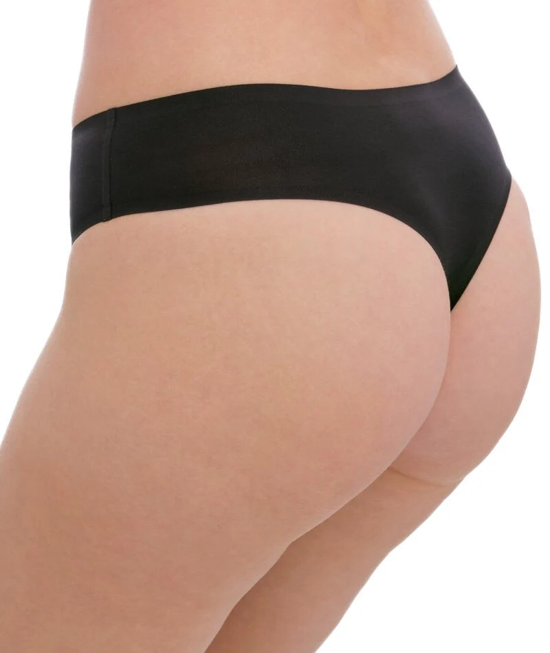 Fantasie Smoothease Invisible Stretch Thong - Black - Image 3