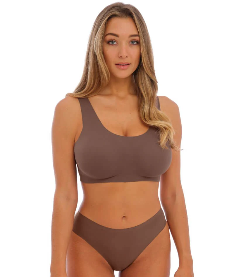 Fantasie Smoothease Wire-Free Bralette - Coffee Roast - Image 4