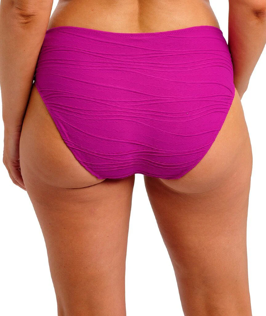 Fantasie Swim Beach Waves Mid Rise Bikini Brief - Bright Fuchsia - Image 2