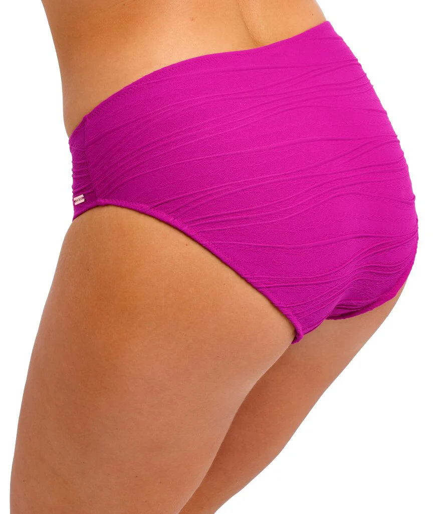 Fantasie Swim Beach Waves Mid Rise Bikini Brief - Bright Fuchsia - Image 3