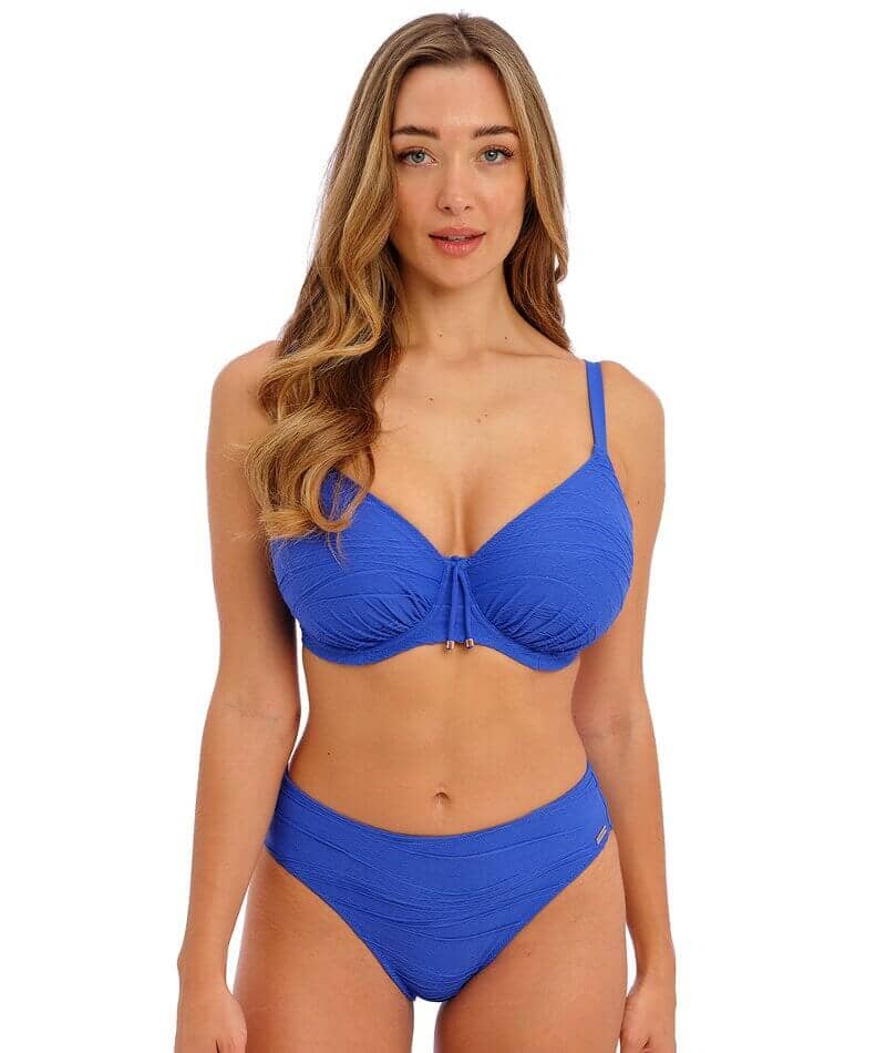 Fantasie Swim Beach Waves Mid Rise Bikini Brief - Ultramarine - Image 4