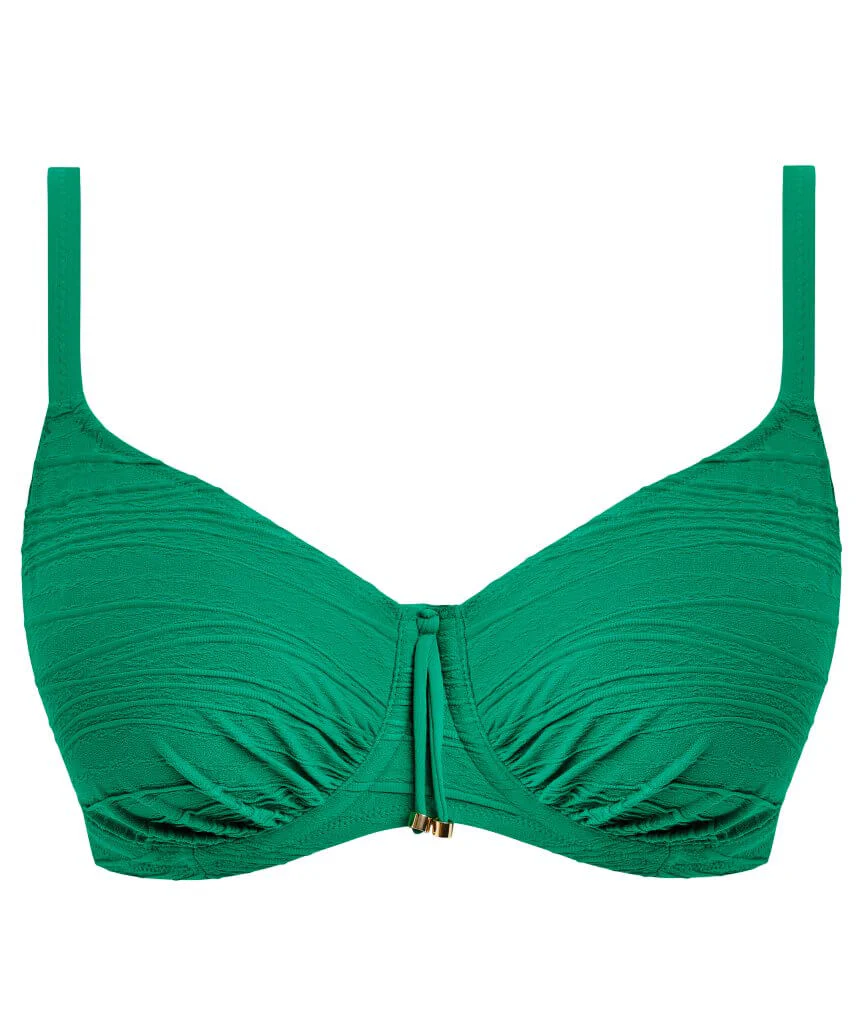 Fantasie Swim Beach Waves Underwire Gathered Full Cup Bikini Top - Tourmaline - Image 6
