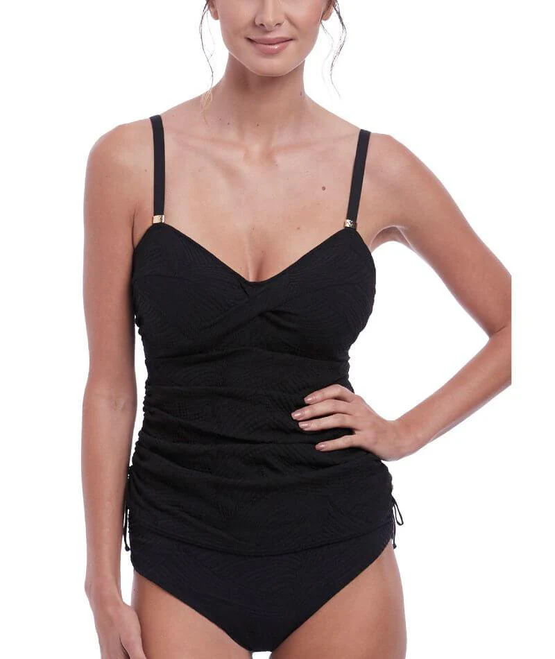 Fantasie Swim Ottawa Underwired Twist Front Tankini Top - Black - Image 4
