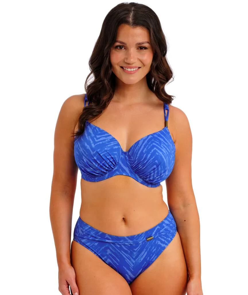Fantasie Swim Punta Mita Mid Rise Bikini Brief - Sapphire - Image 5
