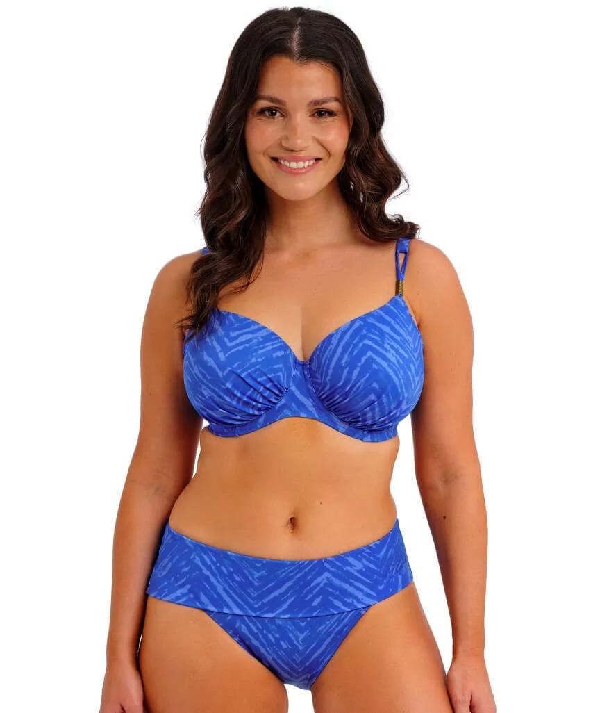 Fantasie Swim Punta Mita Underwire Gathered Full Cup Bikini Top - Sapphire - Image 6