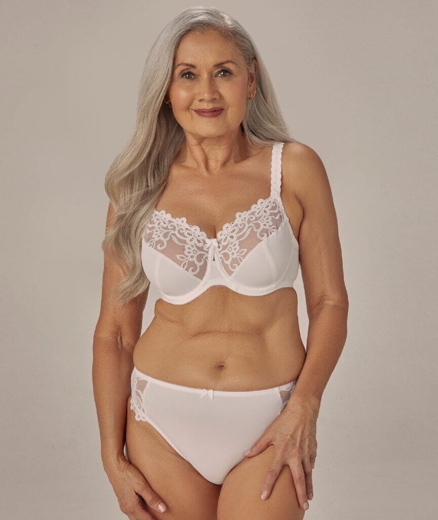 Fayreform Coral High Cut Brief - White - Image 4