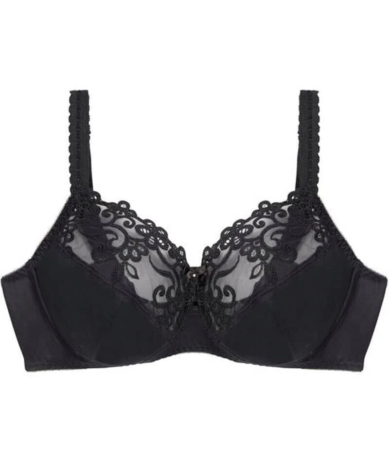 Fayreform Coral Underwire Bra - Black - Image 9