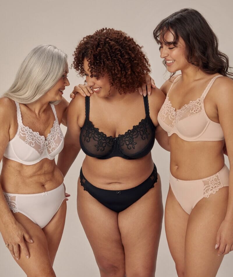 Fayreform Coral Underwire Bra - Black - Image 8