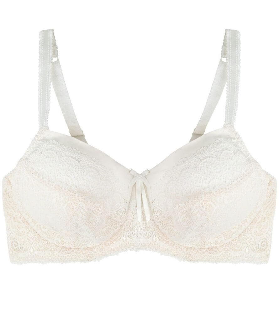 Fayreform Delicate Lace Underwire Bra - Ivory/Cream Tan - Image 7
