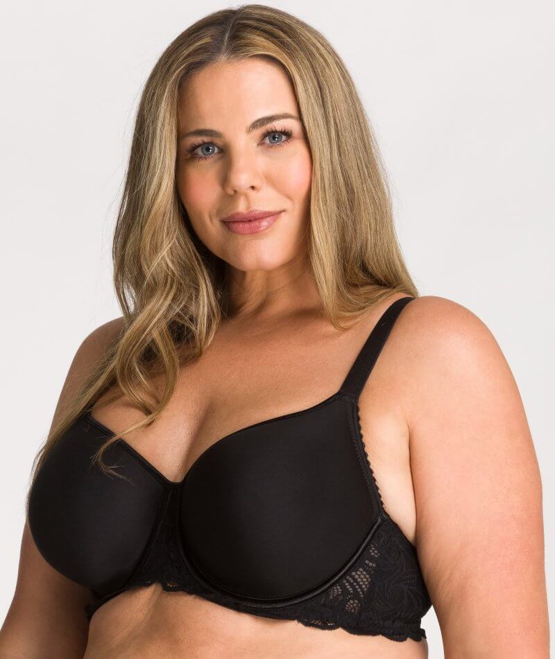 Fayreform Lace Perfect Contour Spacer Bra - Black - Image 3