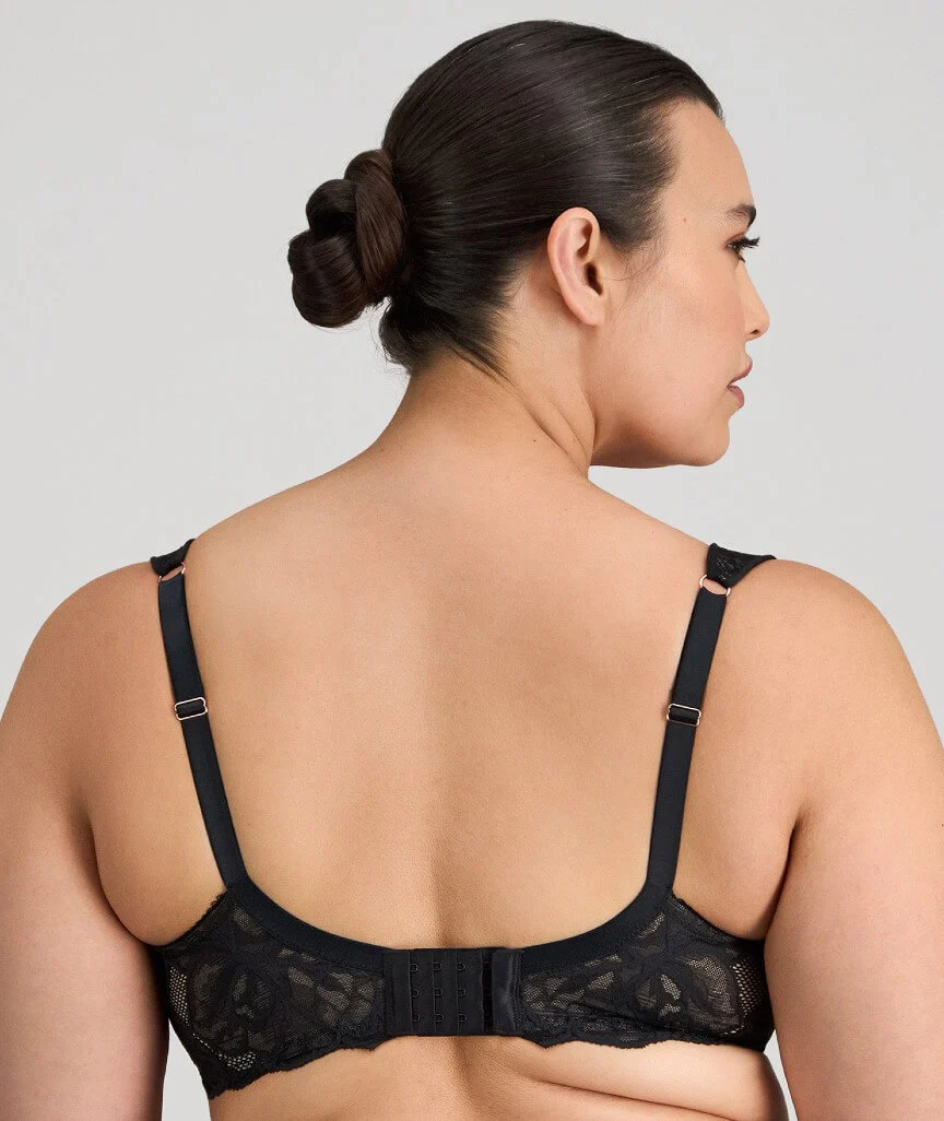 Fayreform Midnight Express Underwire Bra - Black - Image 2