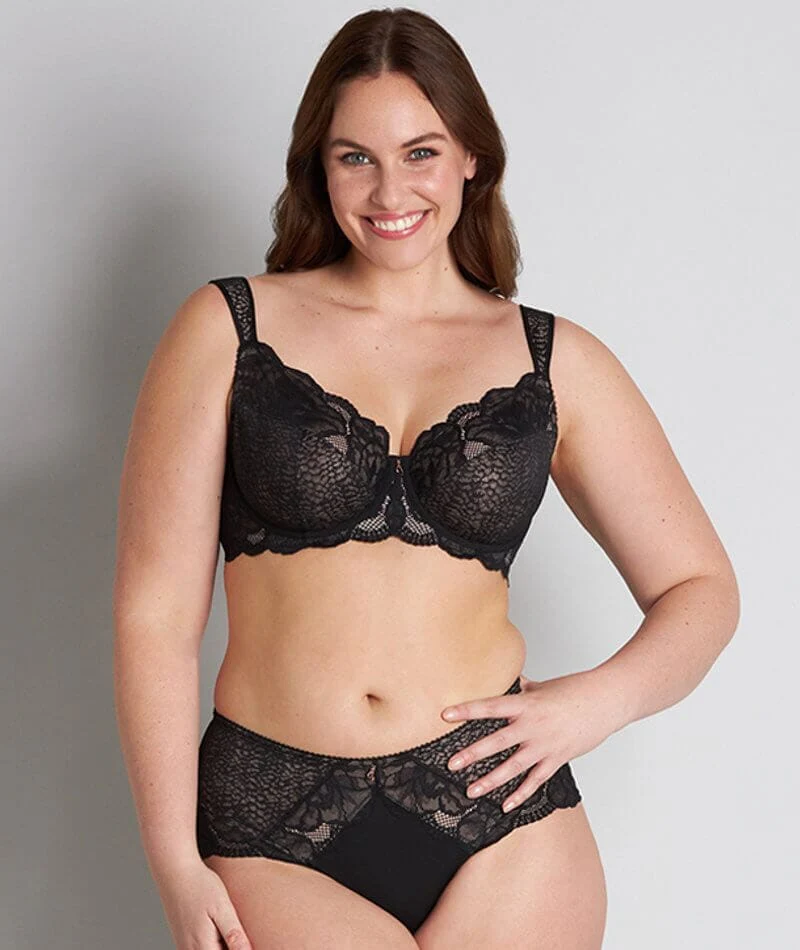 Fayreform Midnight Express Underwire Bra - Black - Image 9