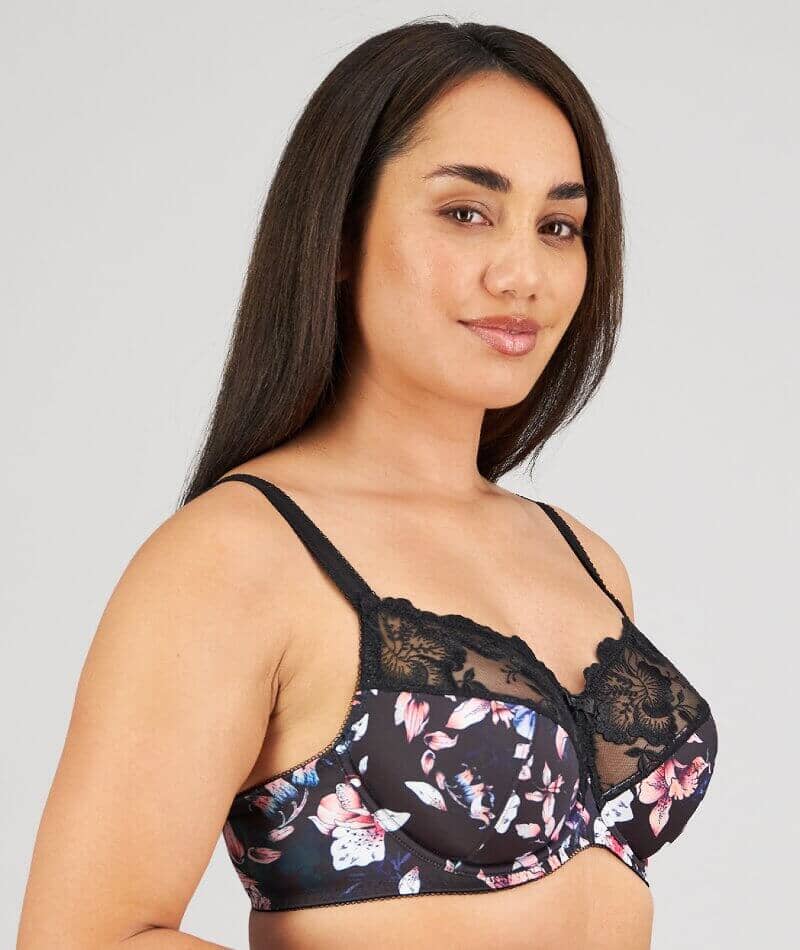 Fayreform Wild Violet Underwire Bra - Dark Folklore Print - Image 3