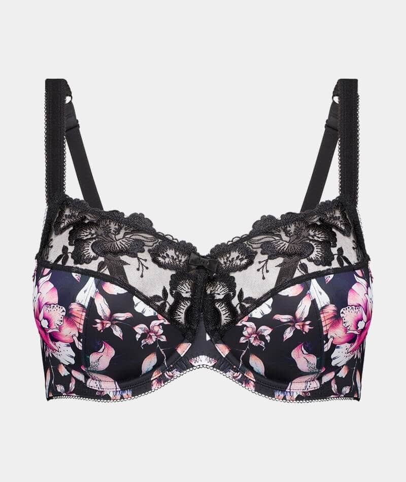 Fayreform Wild Violet Underwire Bra - Dark Folklore Print - Image 5