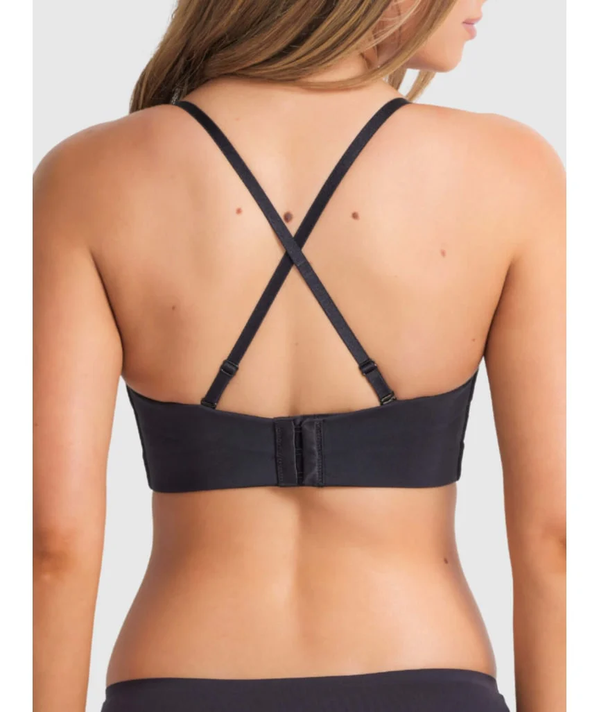 Finelines Attitude Full Figure Strapless Bra - Black - Image 4