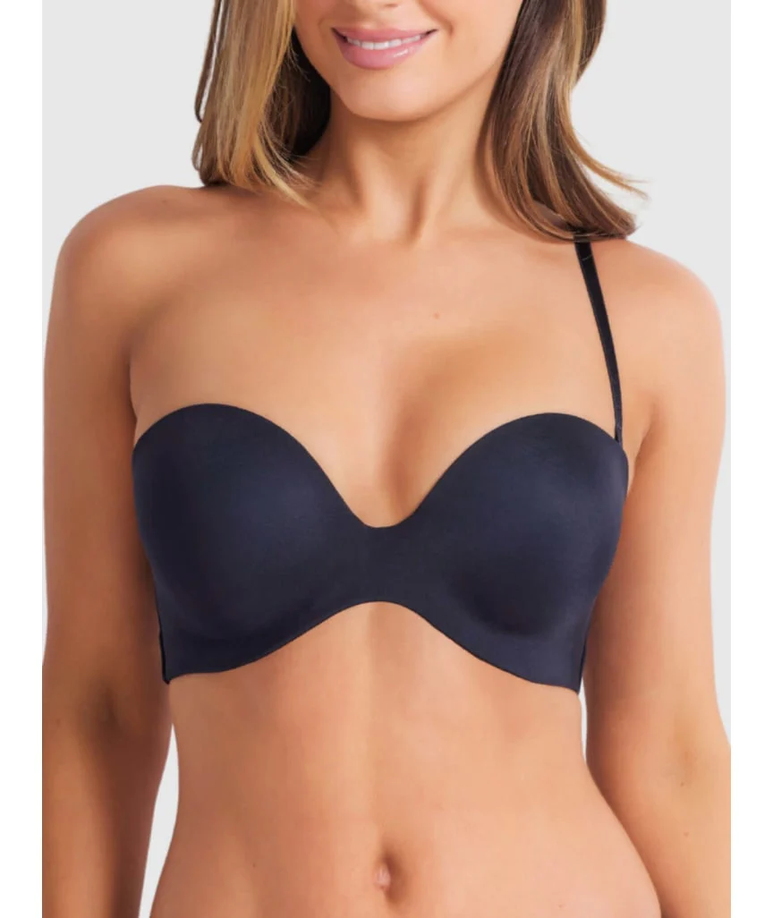 Finelines Attitude Full Figure Strapless Bra - Black - Image 6