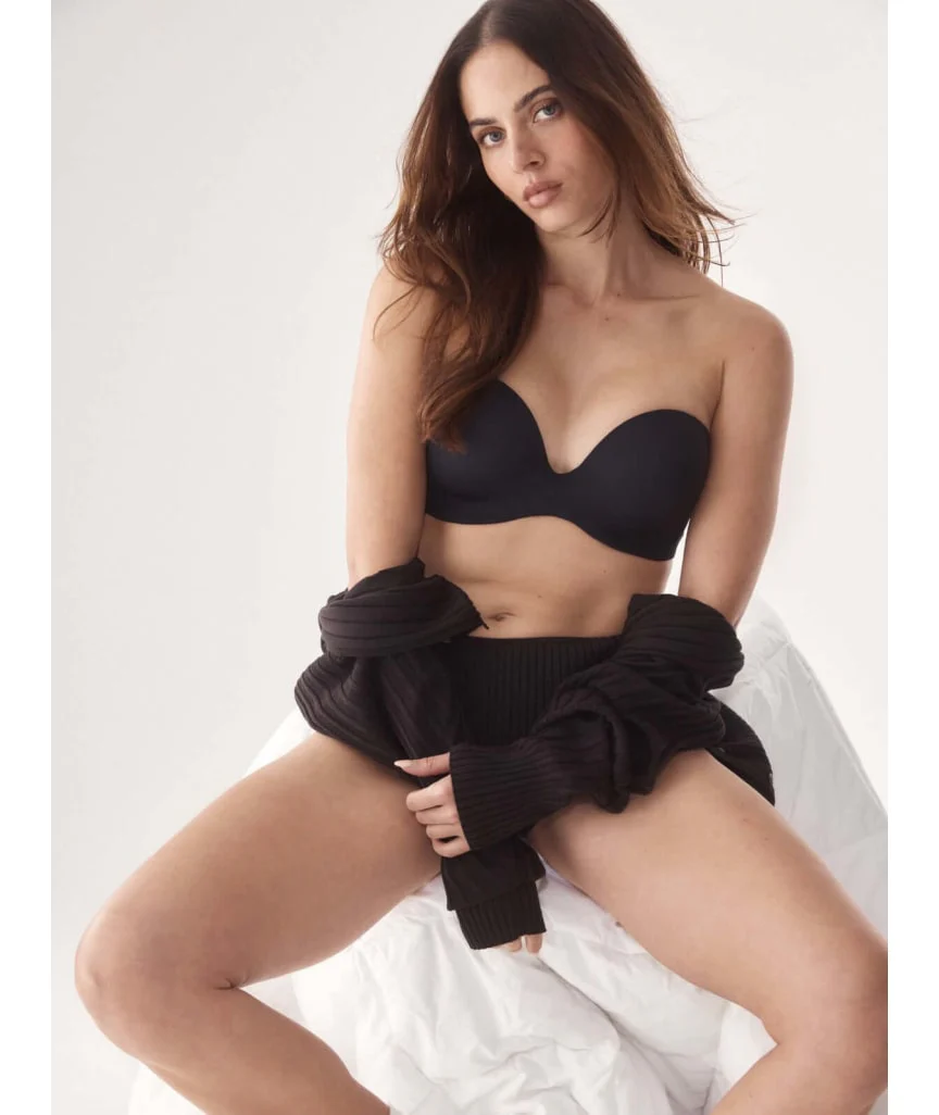 Finelines Attitude Full Figure Strapless Bra - Black - Image 8