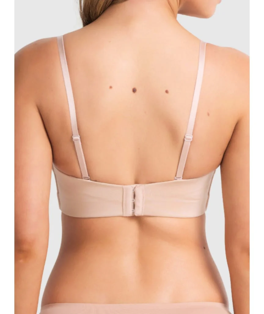 Finelines Attitude Full Figure Strapless Bra - Caramel - Image 5