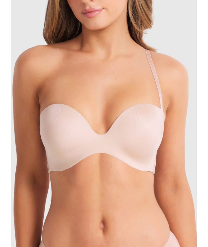 Finelines Attitude Full Figure Strapless Bra - Caramel - Image 6