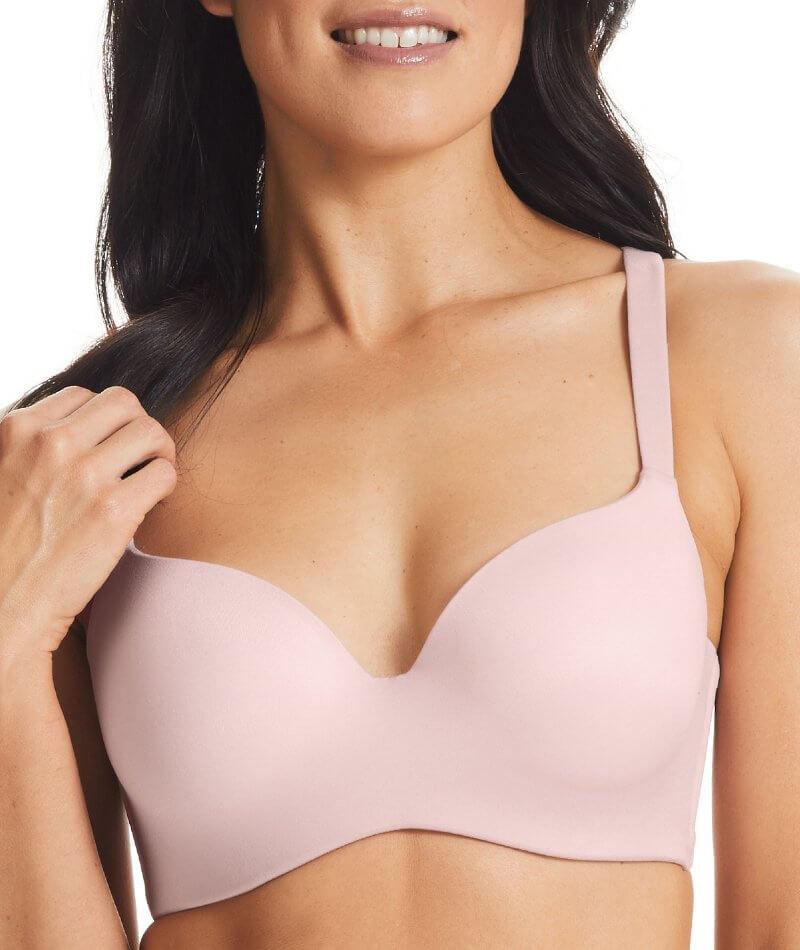 Finelines Memory Blessed Full Coverage Bra - Heather Mist Pink - Image 3