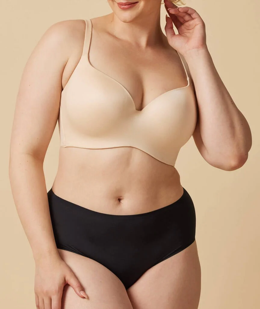 Finelines Memory Blessed Full Coverage Bra - Skin - Image 4