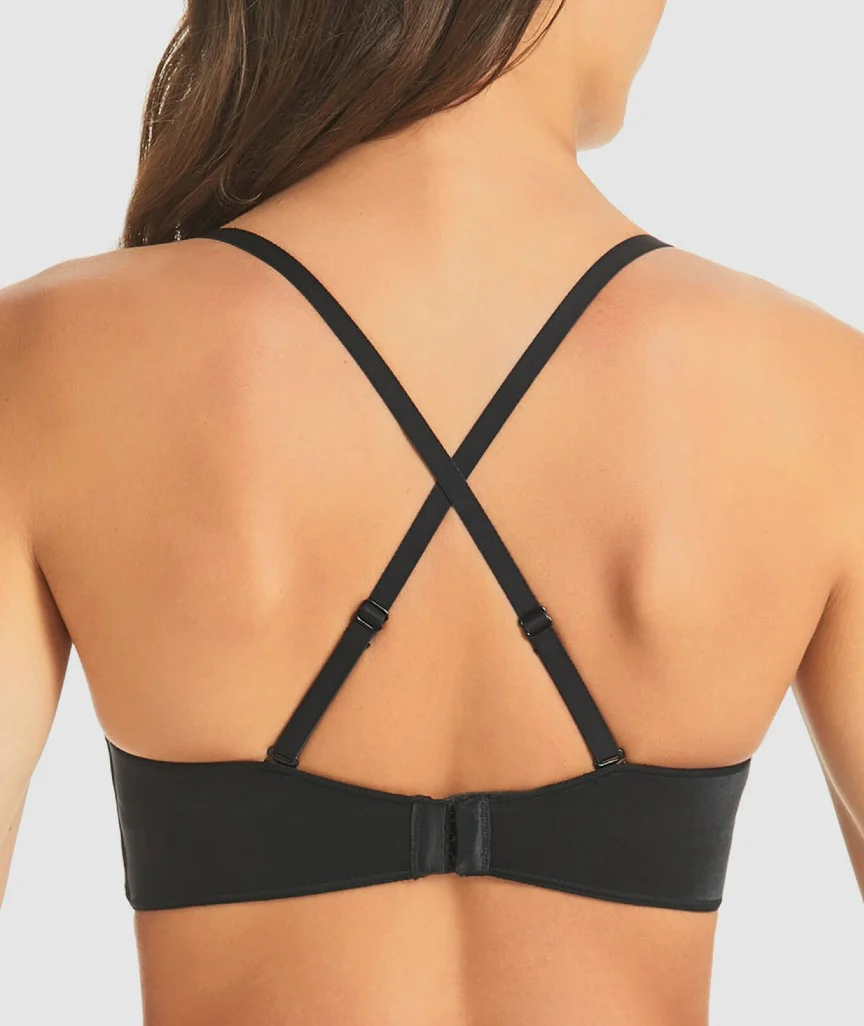 Finelines Memory Strapless Bra - Black - Image 3