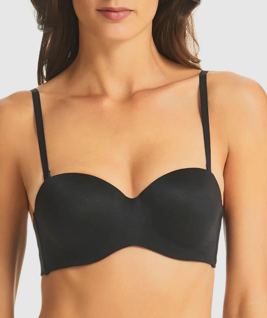 Finelines Memory Strapless Bra - Black - Image 7
