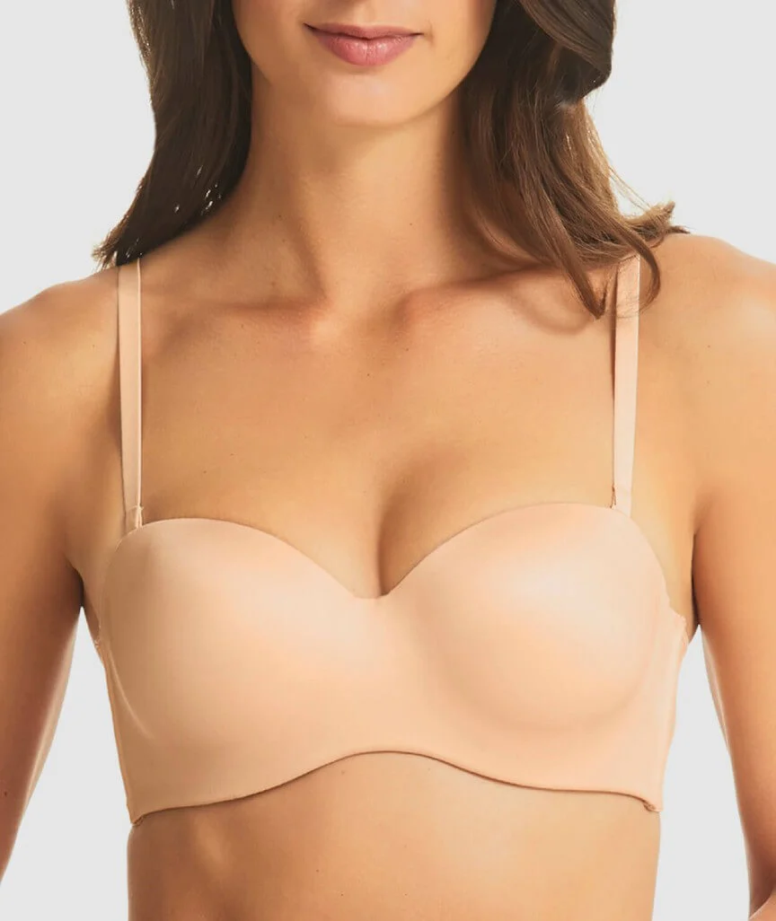 Finelines Memory Strapless Bra - Skin - Image 5