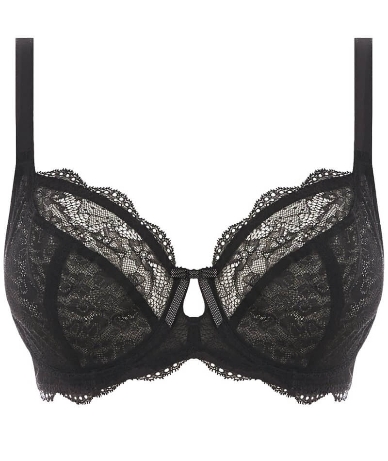 Freya Fancies Underwire Plunge Bra - Black - Image 6