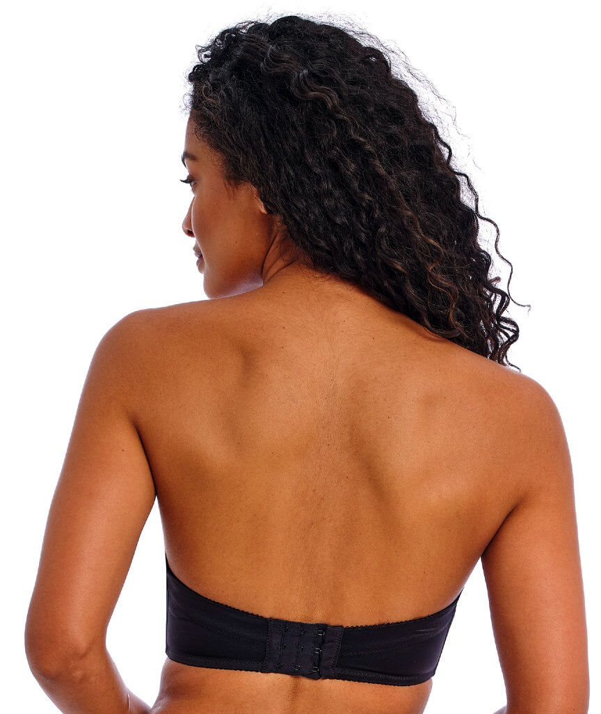 Freya Deco Underwired Moulded Strapless Bra - Black - Image 2