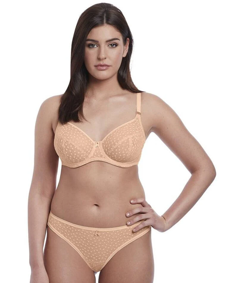 Freya Starlight Underwired Side Support Bra - Caramel - Image 4