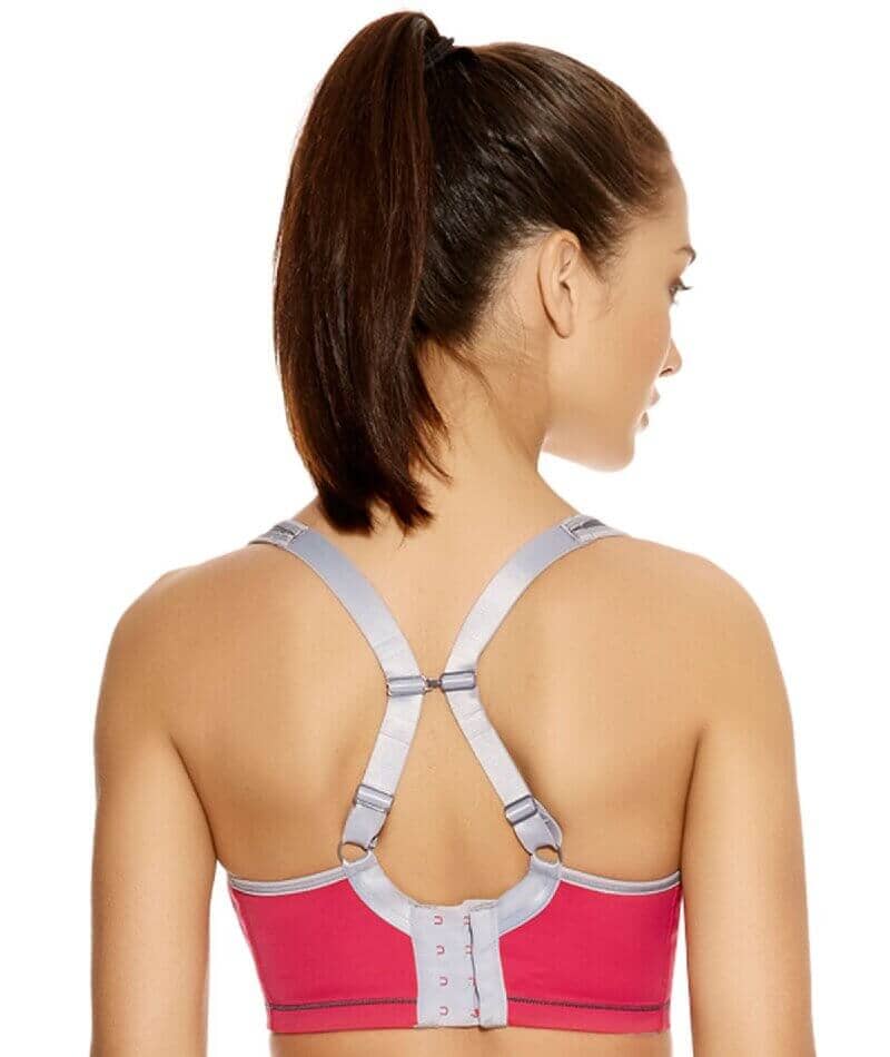 Freya Active Sonic Underwired Moulded Spacer Sports Bra - Hot Crimson - Image 2