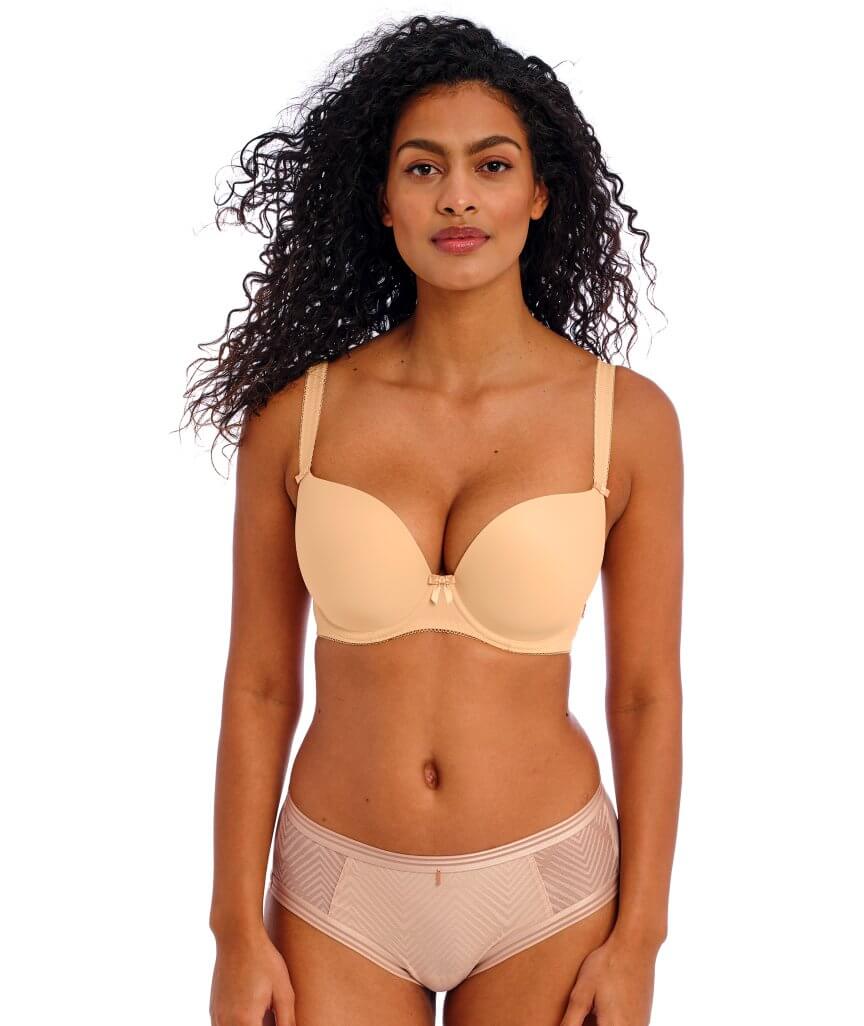 Freya Deco Moulded Plunge Bra - Nude - Image 5