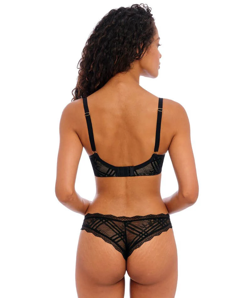 Freya Fatale Underwired Plunge Bra - Noir - Image 3
